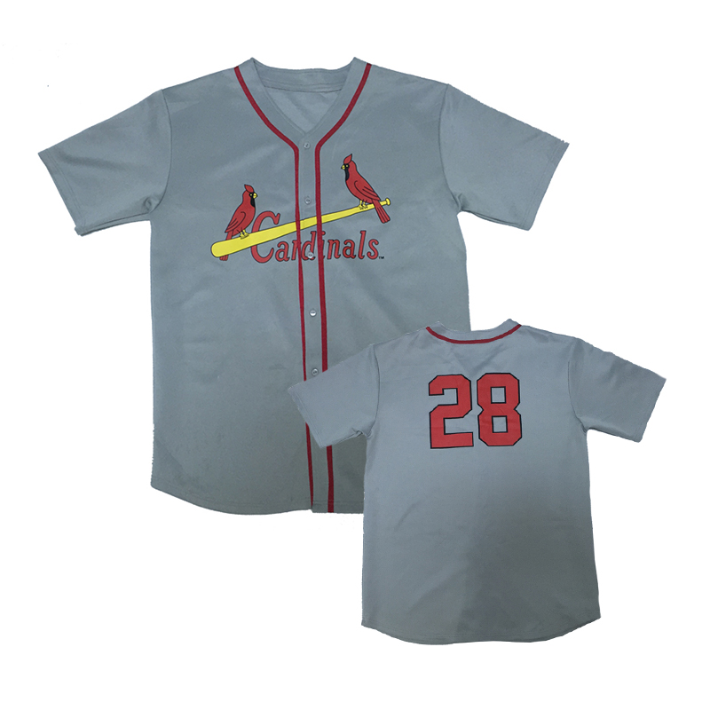 Baseball jerseys button-down 
