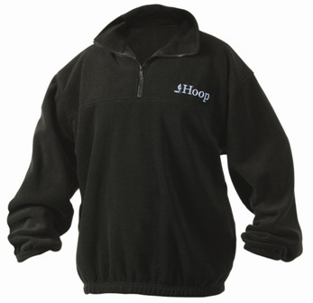 Fleece jacket with 1/4 zip