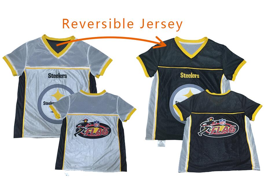 Reversible jersey, football jersey